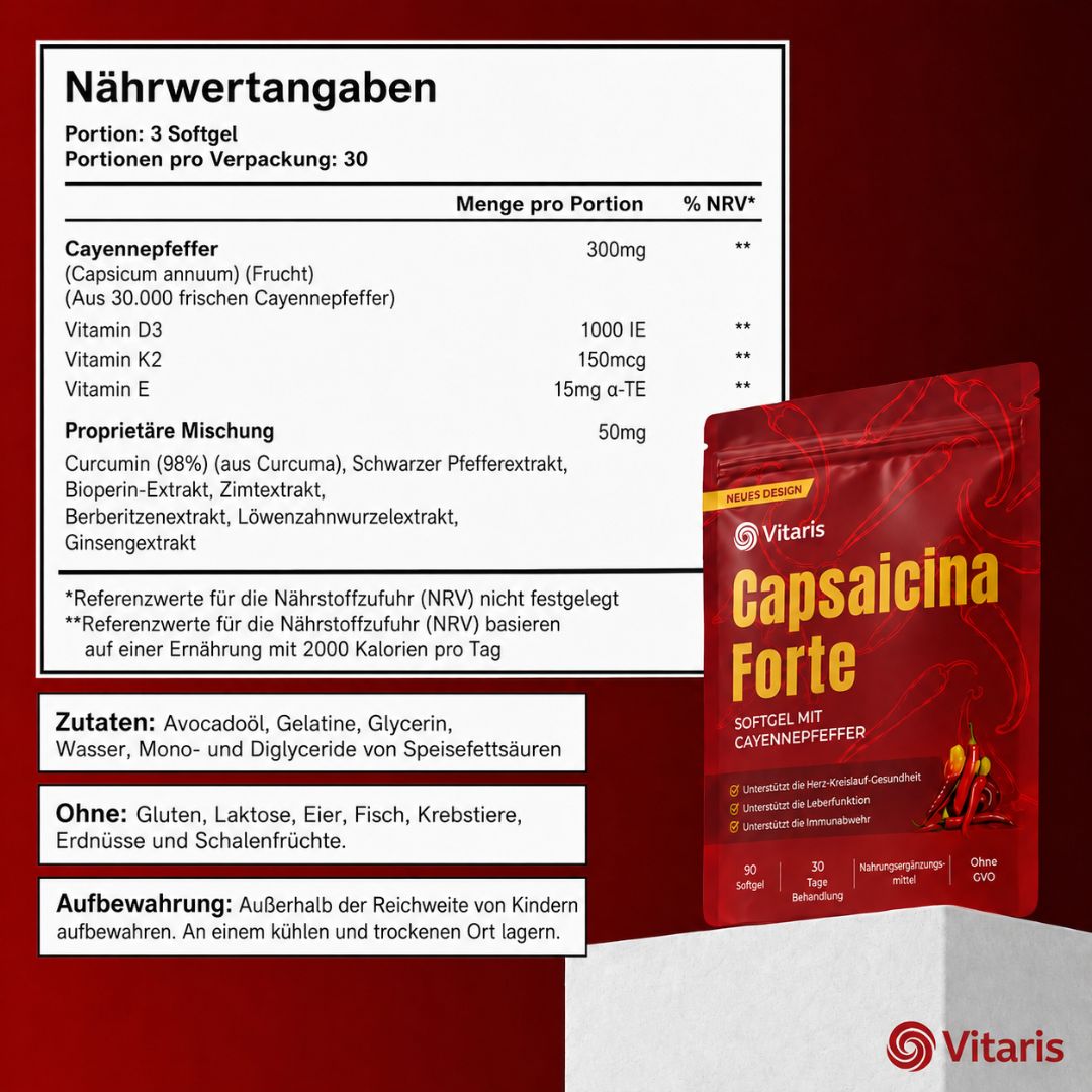 Capsaicin Forte - Die natürliche Alternative zu Viagr*