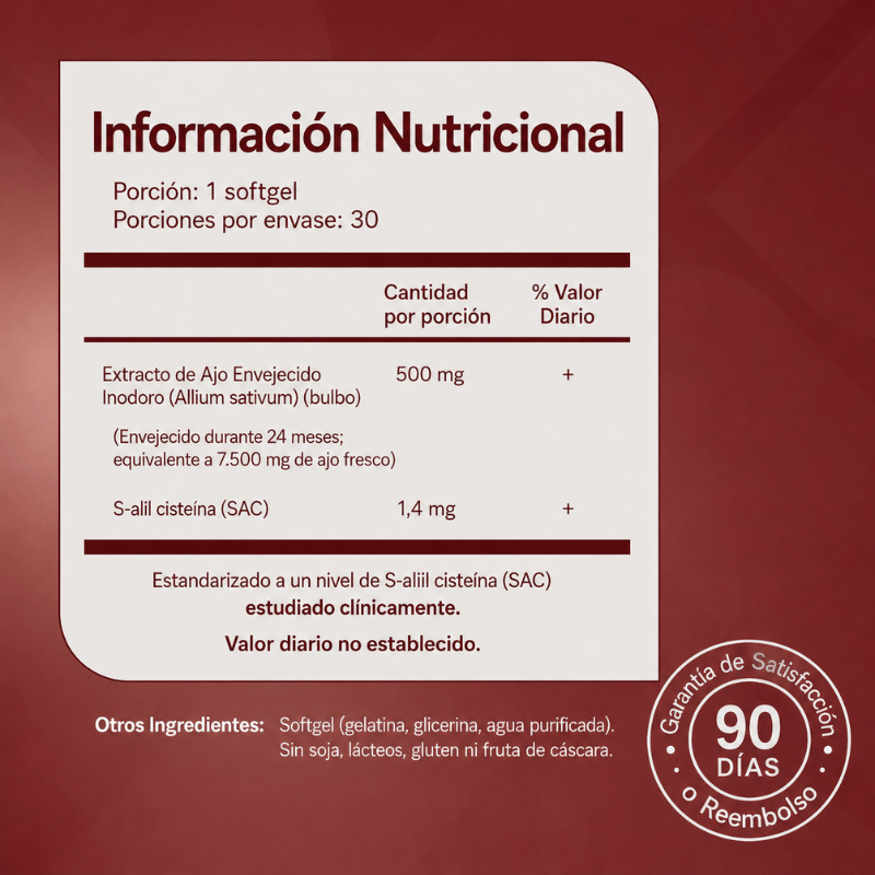 Extracto de Ajo Envejecido