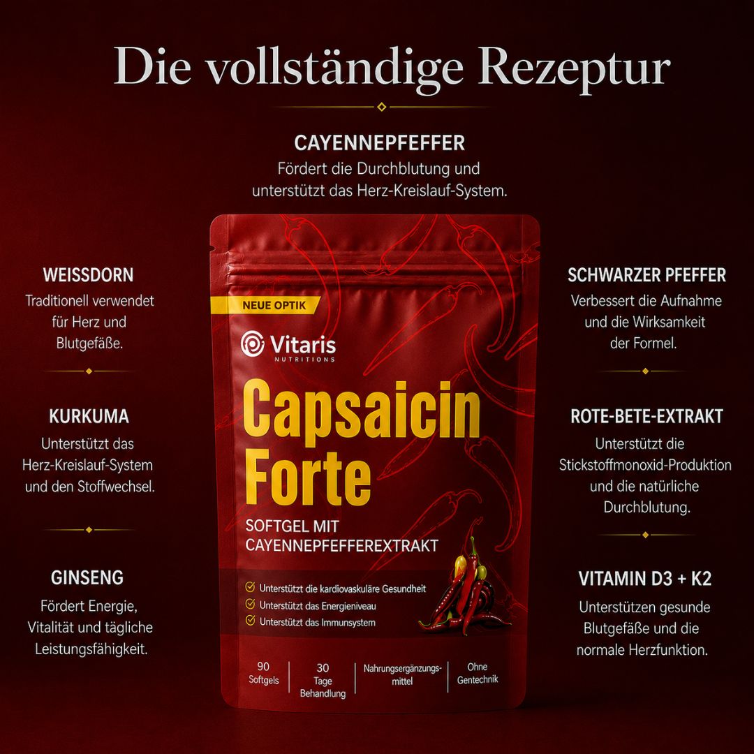 Capsaicin Forte - Die natürliche Alternative zu Viagr*